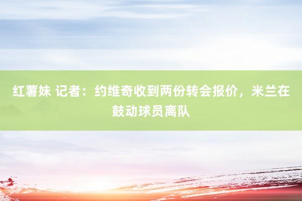 红薯妹 记者：约维奇收到两份转会报价，米兰在鼓动球员离队
