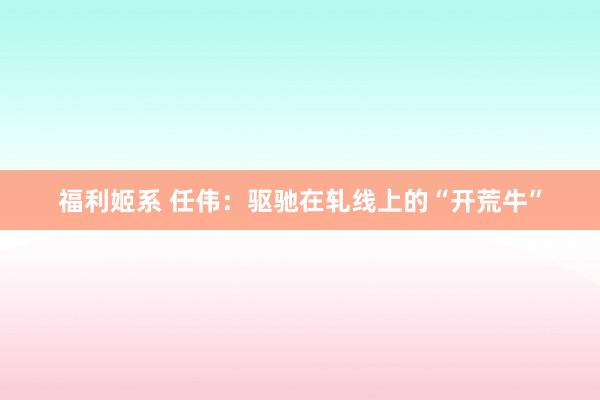 福利姬系 任伟：驱驰在轧线上的“开荒牛”