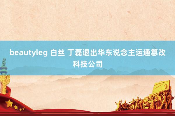 beautyleg 白丝 丁磊退出华东说念主运通篡改科技公司