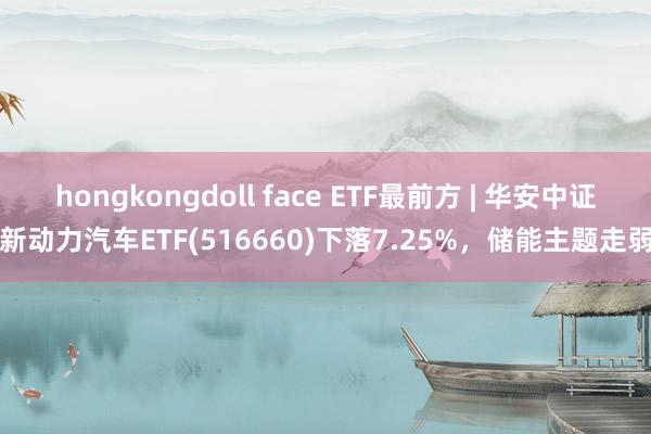 hongkongdoll face ETF最前方 | 华安中证新动力汽车ETF(516660)下落7.25%，储能主题走弱