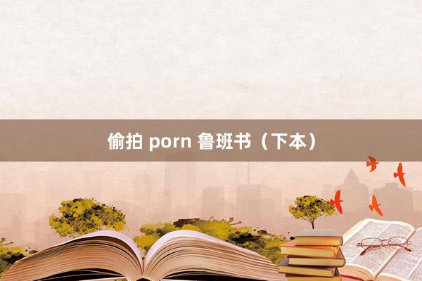 偷拍 porn 鲁班书（下本）