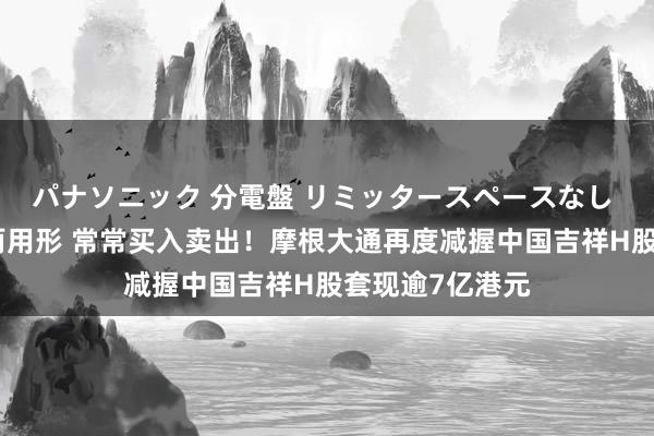 パナソニック 分電盤 リミッタースペースなし 露出・半埋込両用形 常常买入卖出！摩根大通再度减握中国吉祥H股套现逾7亿港元