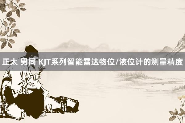 正太 男同 KJT系列智能雷达物位/液位计的测量精度
