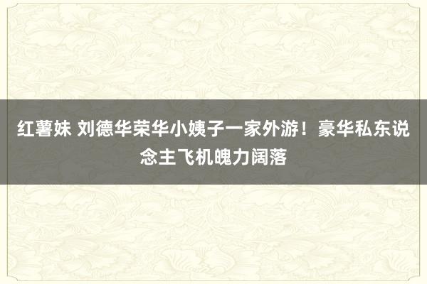 红薯妹 刘德华荣华小姨子一家外游！豪华私东说念主飞机魄力阔落