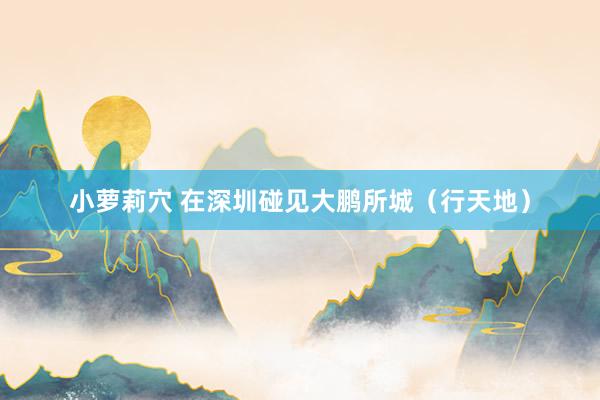 小萝莉穴 在深圳碰见大鹏所城（行天地）