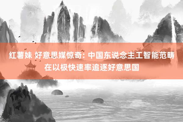 红薯妹 好意思媒惊奇: 中国东说念主工智能范畴在以极快速率追逐好意思国