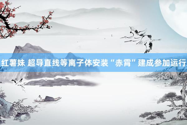 红薯妹 超导直线等离子体安装“赤霄”建成参加运行
