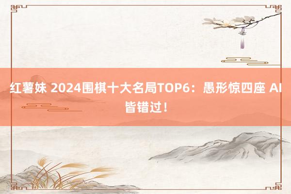 红薯妹 2024围棋十大名局TOP6：愚形惊四座 AI皆错过！