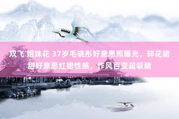 双飞 姐妹花 37岁毛晓彤好意思照曝光，碎花裙甜好意思红裙性感，作风百变超吸睛
