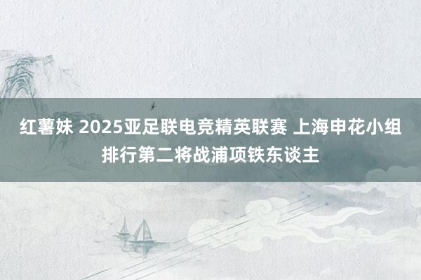 红薯妹 2025亚足联电竞精英联赛 上海申花小组排行第二将战浦项铁东谈主